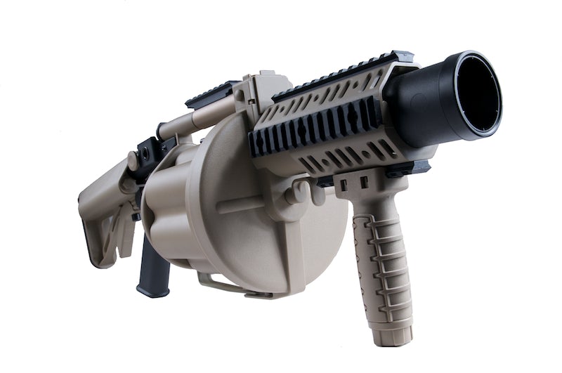 Ics 190 ICS-190 GLM Airsoft Grenade Launche (Tan) | eHobbyAsia