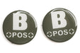 TMC James Glow in Dark Blood Type Patch (B+ / Olive Drab)