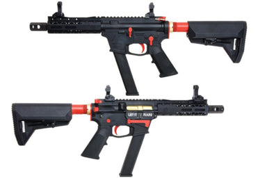 EMG Black Rain Ordnance 9mm Carbine GBB Rifle Airsoft Guns (Black/ Red)