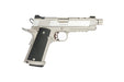 King Arms Predator Tactical Night Shrike .45 ACP GBB Pistol (Silver)