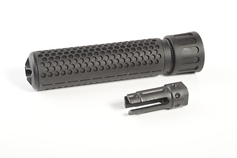 Knight's Armament Airsoft (Madbull) 556 QDC Suppressor With Flash Hider (14mm CCW)