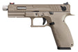KJ Works KP-13F Full Auto Metal Slide GBB Pistol (w/ Thread Barrel & Cap/ TAN)