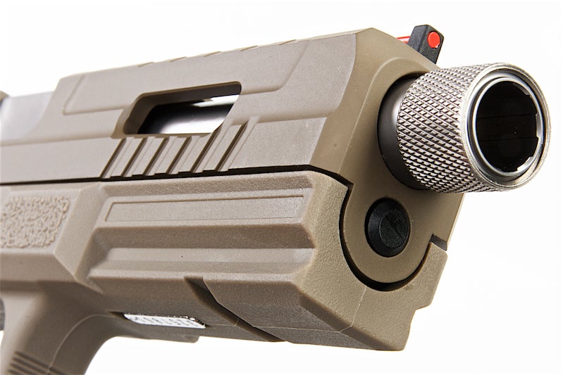 KJ Works KP-13F Full Auto Metal Slide GBB Pistol (w/ Thread Barrel