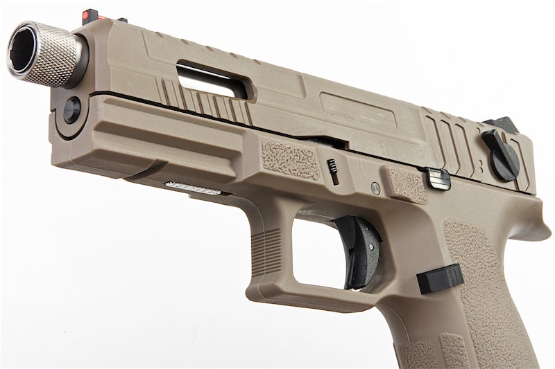 KJ Works KP-13F Full Auto Metal Slide GBB Pistol (w/ Thread Barrel