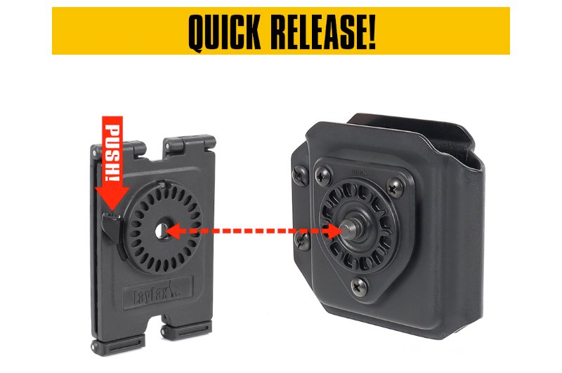 Laylax (Battle Style) Kydex Magazine Holder For Tokyo Marui AKM GBB / AK AEG Airsoft Guns