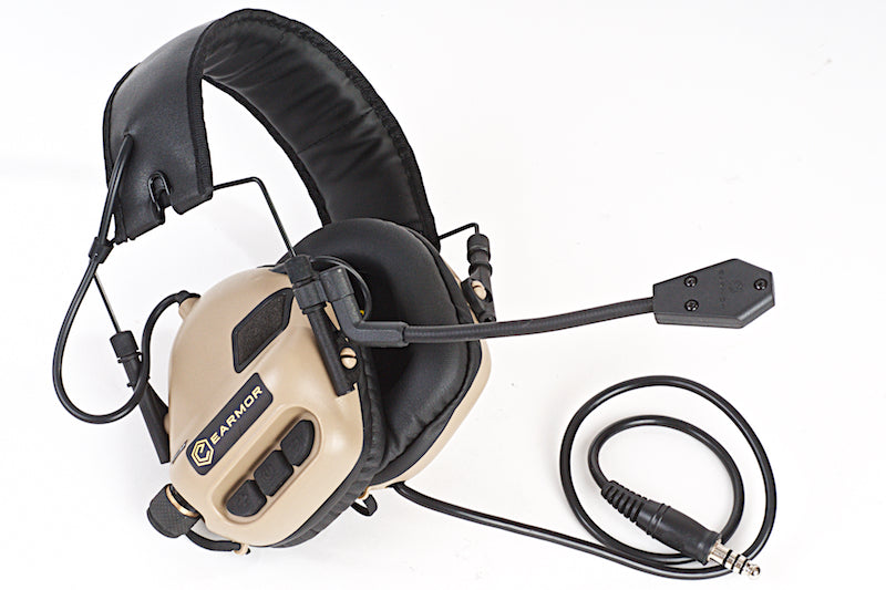 Earmor Tactical Hearing Protection Ear-Muff (Tan)