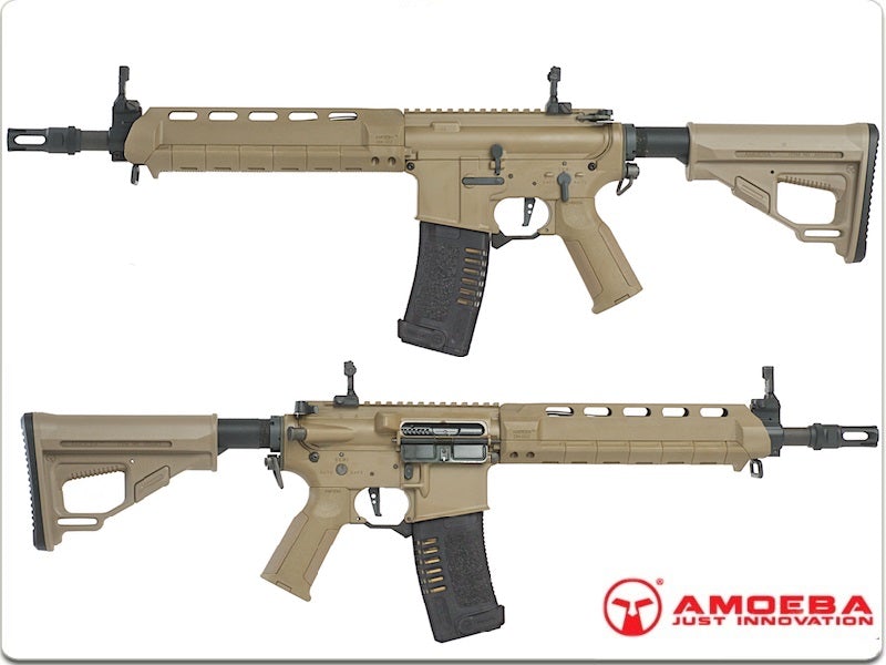 ARES Amoeba M4-AA Assault AEG Rifle (Middle Short / Dark Earth)