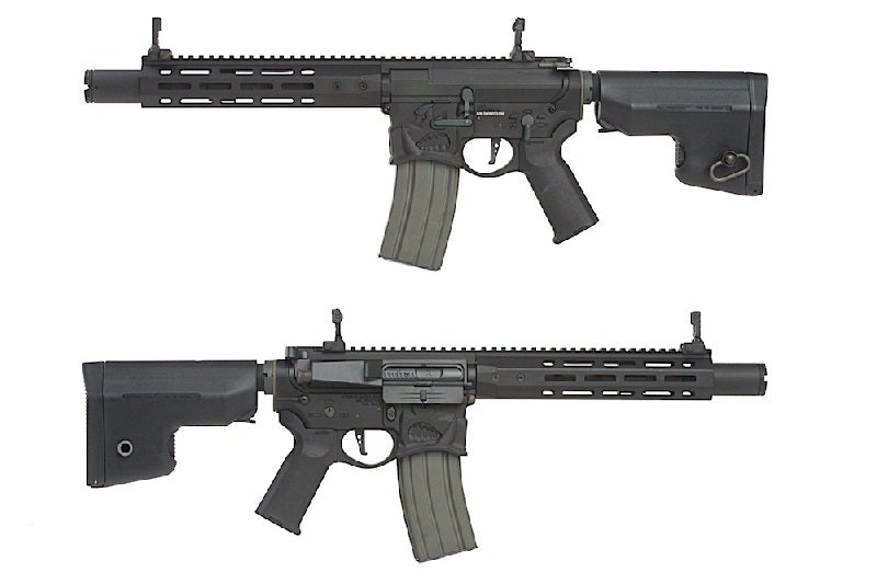 EMG (ARES) Sharps Bros 'Warthog' Licensed Full Metal Advanced AEG Rifle (10" SBR, Black)