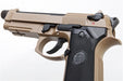 KJ Works M9A1 Full Metal Co2 Pistol  (Threaded Barrel/ Tan)