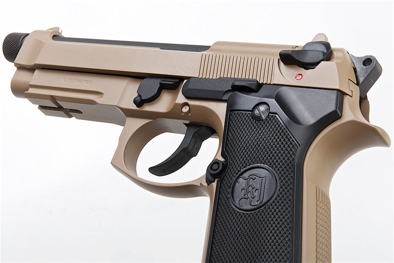 KJ Works M9A1 Full Metal GBB Pistol (Threaded Barrel/ Tan