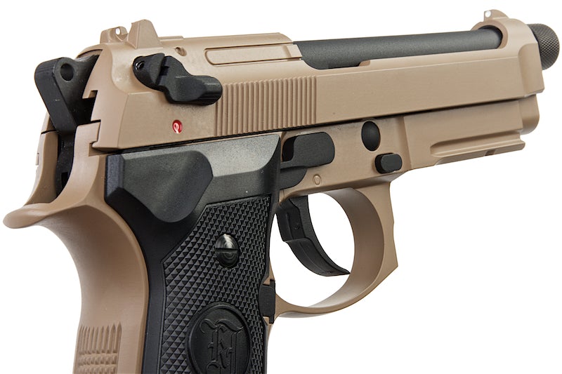 KJ Works M9A1 Full Metal GBB Pistol (Threaded Barrel/ Tan)