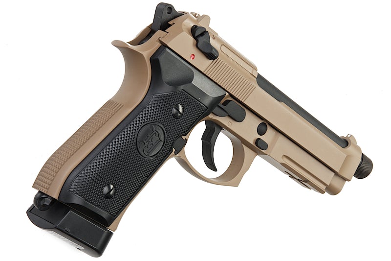 KJ Works M9A1 Full Metal GBB Pistol (Threaded Barrel/ Tan