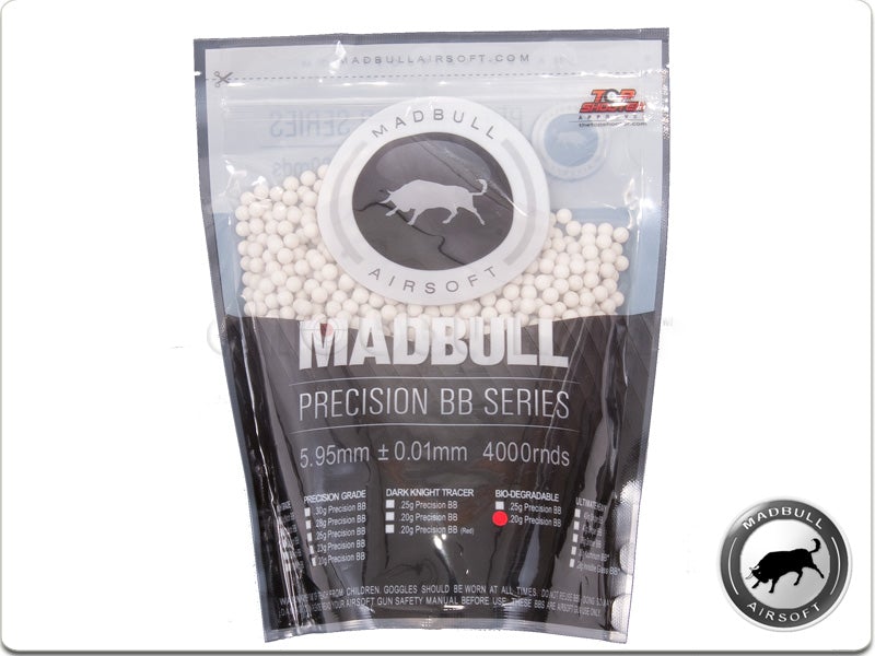 Madbull Precision 0.2g Bio-Degradable BB 4000 rds (Bag)