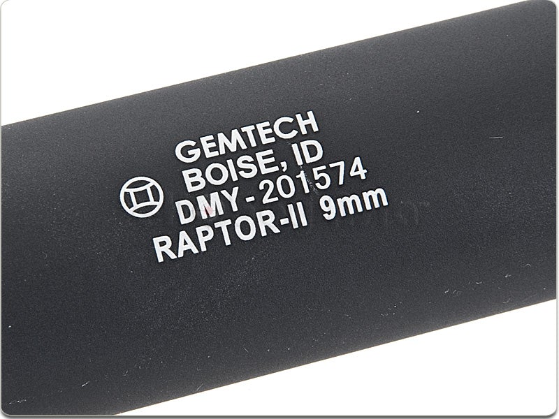 Madbull Gemtech Raptor-II Silencer (QD for MP5 3-lug Adapter Only)