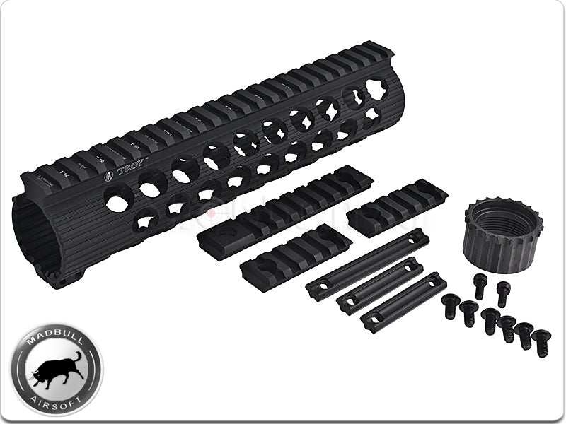 EMG (King Arms) 10.5inch Troy Industries RIS SOCC M4 AEG Airsoft Rifle (DE)  - eHobbyAsia