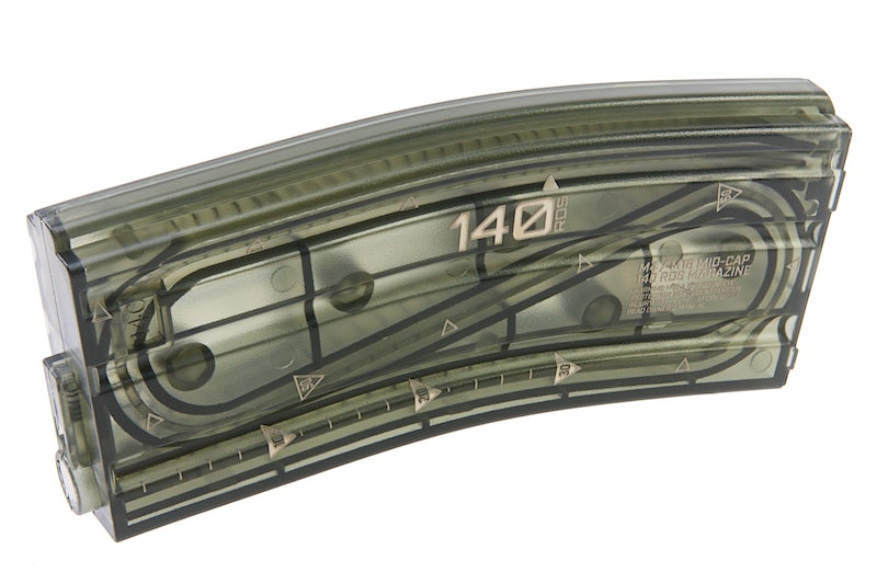 ARES 140rds Magazine for M4 / M16 AEG - Transparent (5PCS / BOX)