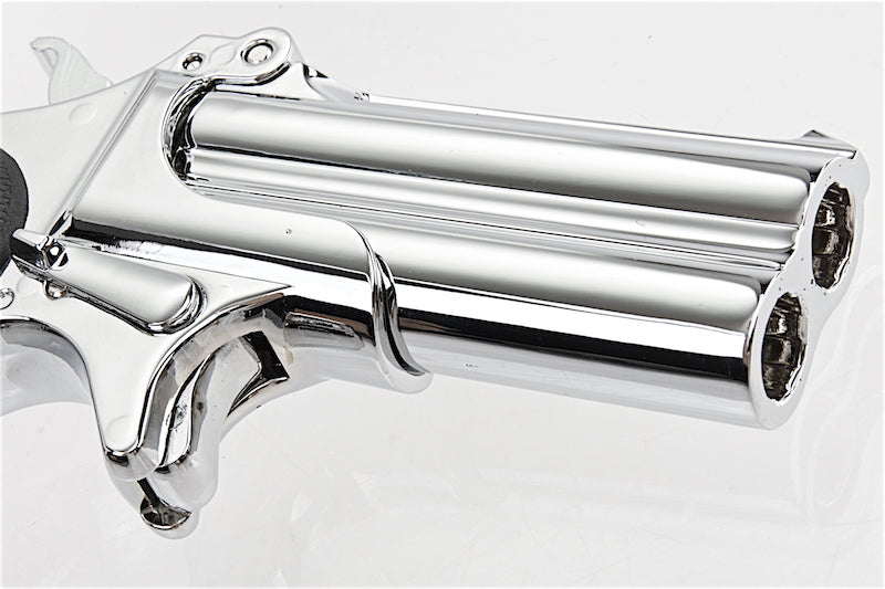 MAXTACT Derringer Full Metal Gas Powered Airsoft Gun (6mm, Silver)