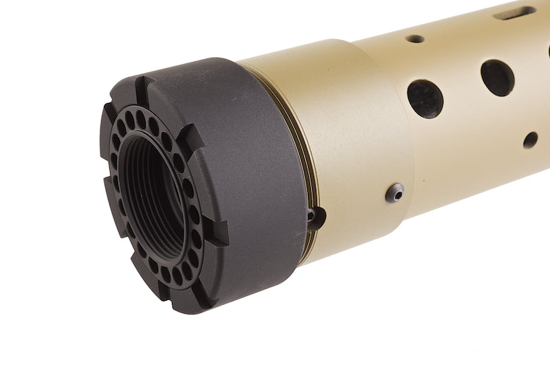 Madbull PRI licensed GIII Round 12.5 inch Rail w/ Extra Adjustable Rail Sections (Tan)