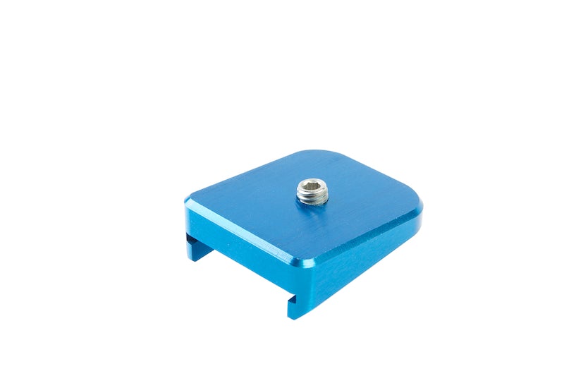 Airsoft Masterpiece Aluminum Magazine Base For Marui Hi-Capa 5.1 GBB (Blue)