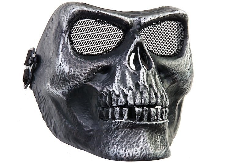 Zujizhe M02 Skull Mask (Silver/ Grey)