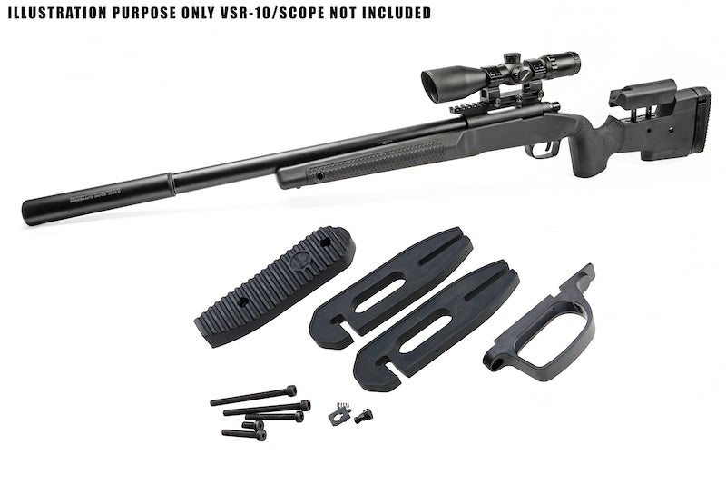Maple Leaf MLC-S1 Rifle Stock Conversion Kit for Marui VSR-10 Maple Leaf MLC-S1 Rifle Stock Conversion Kit for Marui VSR-10