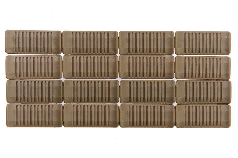 ARES Plastic M-Lok Rail Cover Set (Dark Earth)