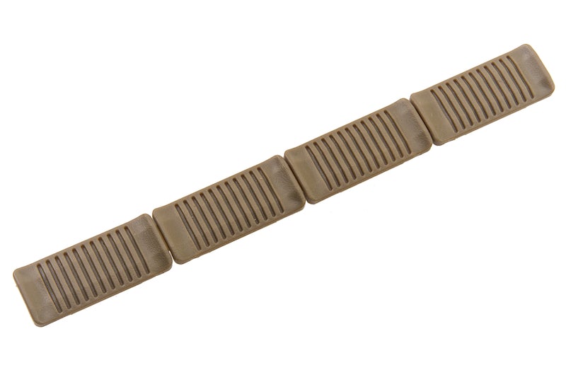 ARES Plastic M-Lok Rail Cover Set (Dark Earth)