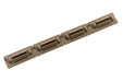 ARES Plastic M-Lok Rail Cover Set (Dark Earth)