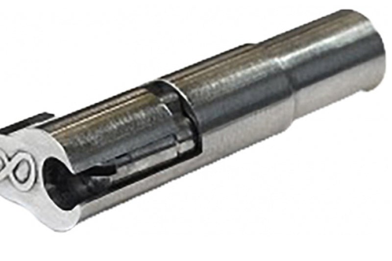 Airsoft Masterpiece CNC Stainless Steel Magazine Release Catch for Marui Hi-Capa GBB (Infinity Style/ Silver)