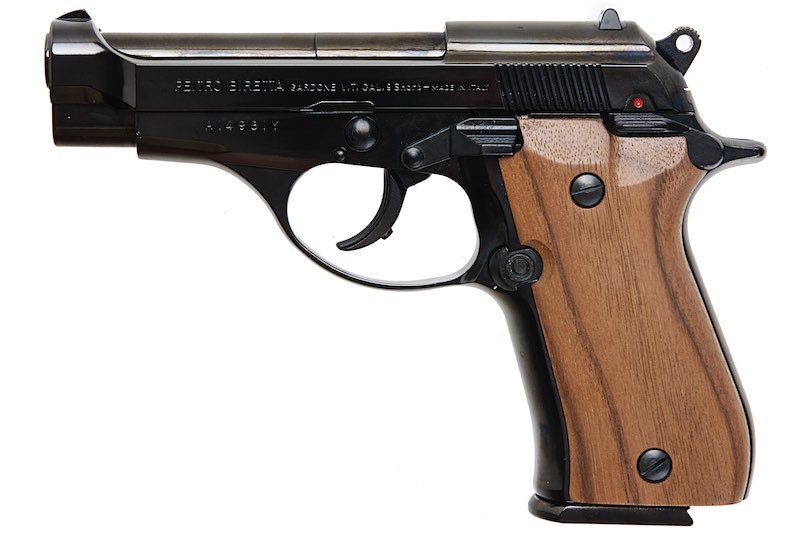 Marushin W Deep Black ABS M84 Model Gun (Walnut Grip)