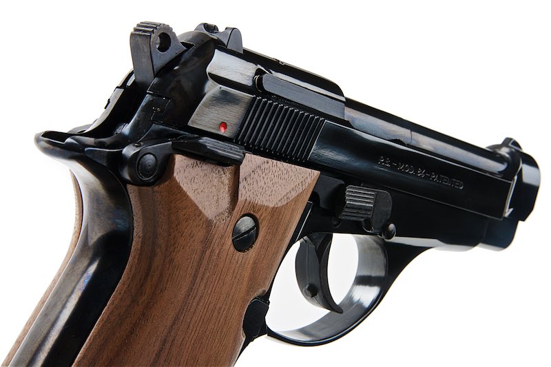 Marushin W Deep Black ABS M84 Model Gun (Walnut Grip)