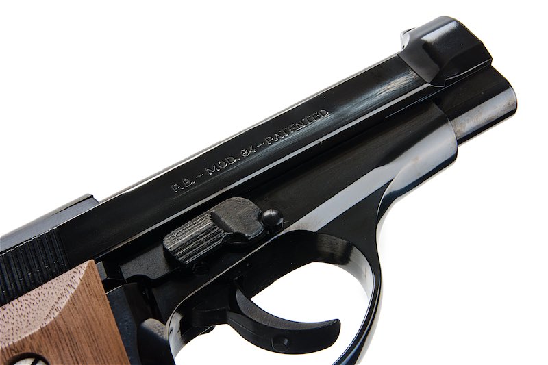 Marushin W Deep Black ABS M84 Model Gun (Walnut Grip)