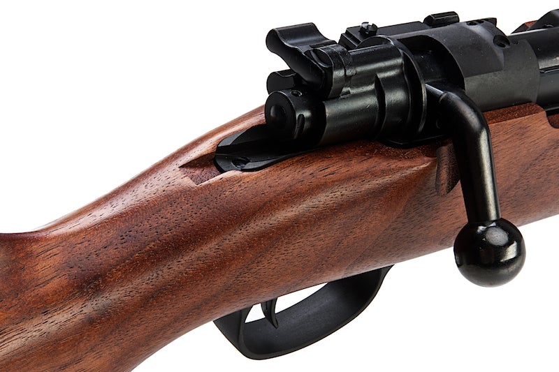 Marushin Mauser Kar98K Sporter Black HW Walnut Stock (6mm Gas Version)