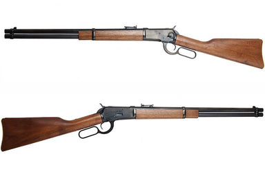 Marushin Winchester M1892 Black Walnut Stock Rifle (6mm Gas Ver.)