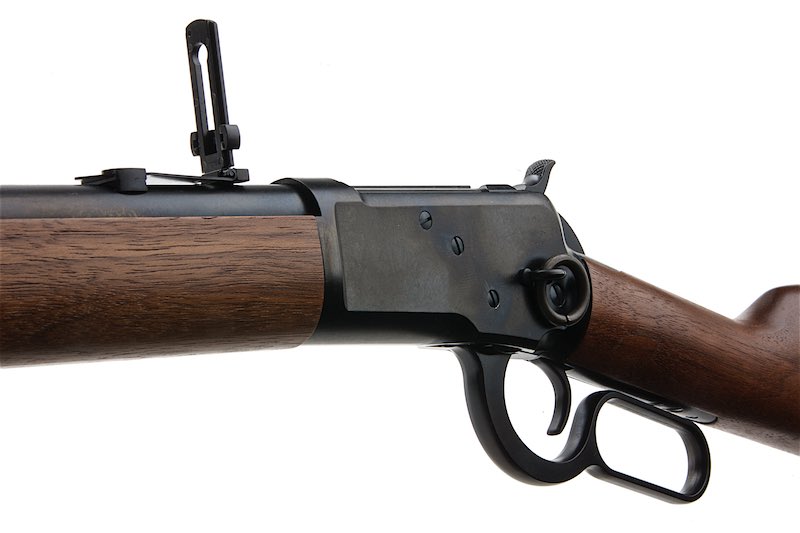 Marushin Winchester M1892 Black Walnut Stock Rifle (6mm Gas Ver.)