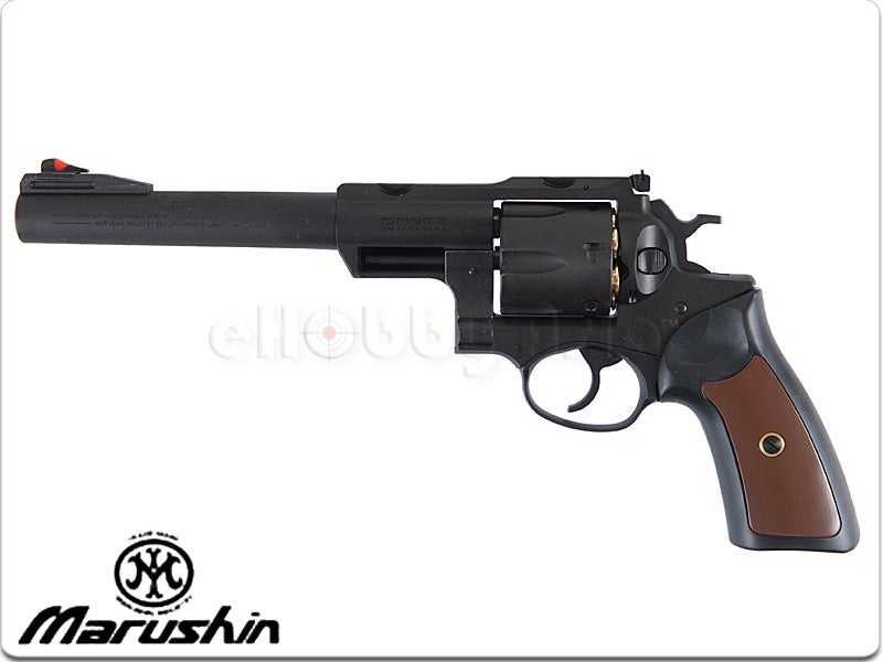 Marushin Super Redhawk 7.5inch HW Black Revolver (8mm X-Cartridge