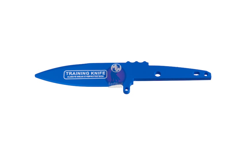 TSC MAD WARRIOR Soft Training Blade for Shrapnel Desert Warfare Knife (Blue)