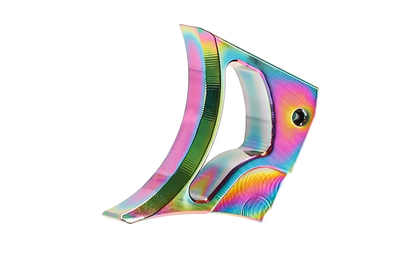 Nine Ball Custom Round Trigger 'Omega' for TM Hi-Capa Government Series GBB (Heat Gradation)