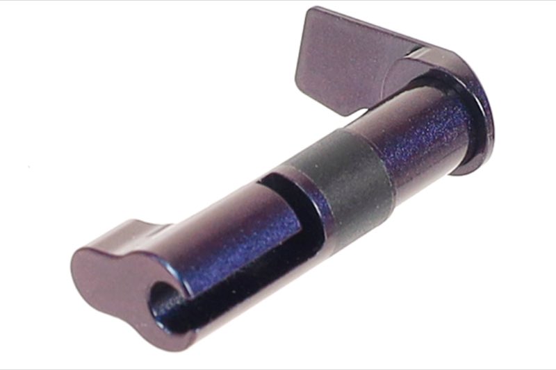 Nine Ball Custom ZANSHIN Magazine Catch for Marui Hi Capa GBB Pistol (Murasaki Purple)