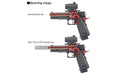 Nine Ball '2Way Fixed' Non-Recoiling ZANSHIN Series Outer Barrel For Marui Hi-Capa 5.1 (Midori Green)