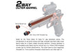 Nine Ball '2Way Fixed' Non-Recoiling ZANSHIN Series Outer Barrel For Marui Hi-Capa 5.1 (Midori Green)