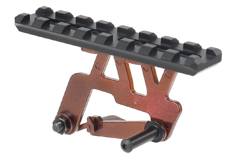 Nine Ball Aluminum ZANSHIN Optic Base Mount NEO for Marui Hi Capa GBB Pistol (Kurenai Red)
