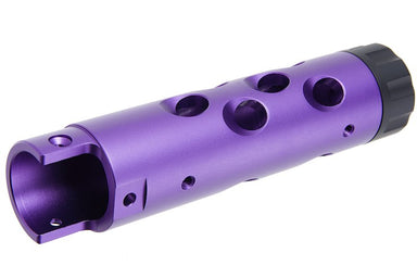 Narcos Airsoft CNC Aluminum Front Barrel Kit (Type 1) for Action Army AAP01 Airsoft GBB Pistol (Purple)