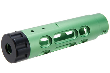 Narcos Airsoft CNC Aluminum Front Barrel Kit (Type 2) for Action Army AAP01 Airsoft GBB Pistol (Green)