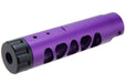 Narcos Airsoft CNC Aluminum Front Barrel Kit (Type 3) for Action Army AAP01 Airsoft GBB Pistol (Purple)