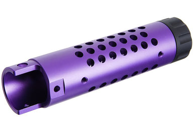 Narcos Airsoft CNC Aluminum Front Barrel Kit (Type 4) for Action Army AAP01 Airsoft GBB Pistol (Purple)