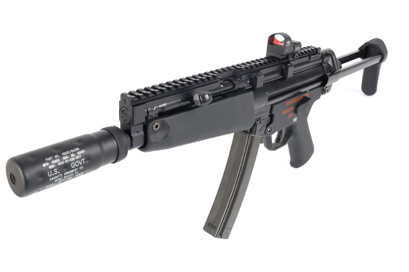 Nitro.Vo Rail Sleeve for Marui MP5A5 Next Generation AEG Rifle