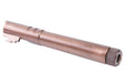 Airsoft Masterpiece Stainless Steel Fix Outer Barrel w/ Thread Adaptor for Marui Hi-Capa 5.1 GBB Pistol (Copper)