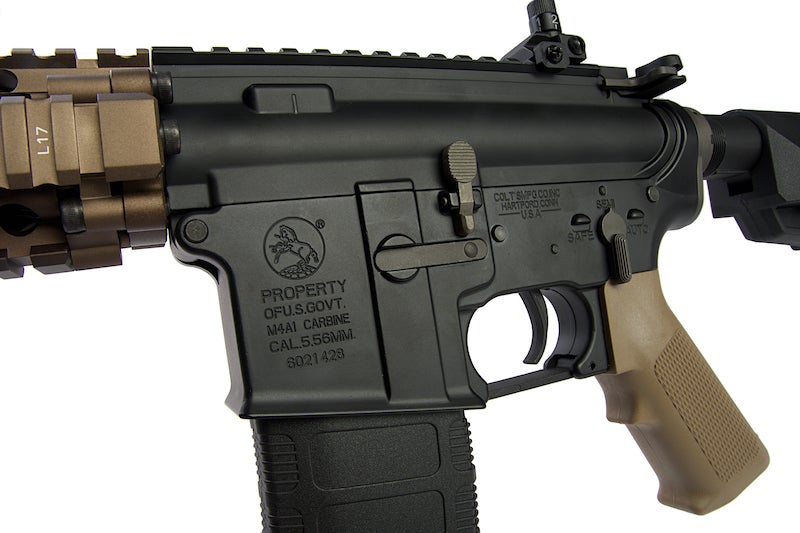 EMG (King Arms) Colt Licensed Daniel Defense 9" AEG (MK18/ BK/DE)