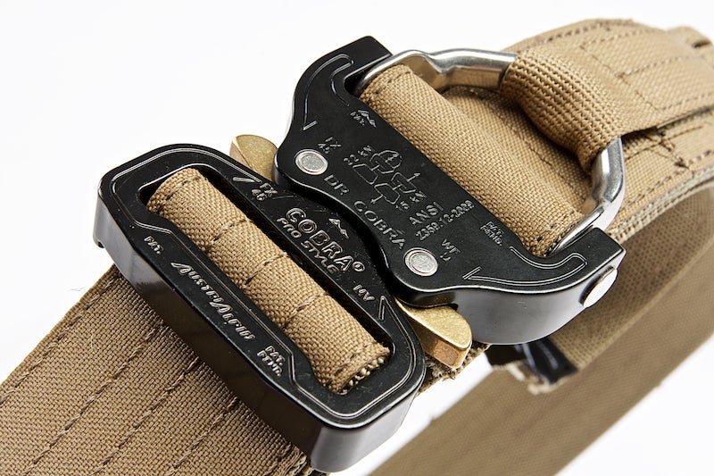 OPS D-Ring Cobra Warrior Belt (M Size/ Coyote Brown)